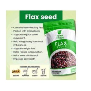FOWA FOODS 100% Natural Raw Flaxseed-250g