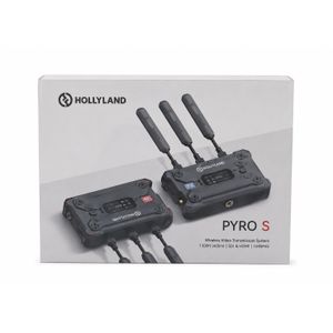 Advanced Hollyland Pyro S Wireless Video Transmission System SDI & HDMI 4K TX/RX Kit – Black