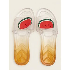 Bestway Transparent Gradient rubber slippers with watermelon design- SIZE 39/40