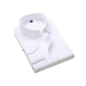 White quality long sleeve shirt for men