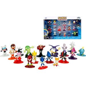  Jada Sonic The Hedgehog 1.65" 18-Pack Die Cast Figures, Toys for Kids and Adults