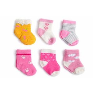 6 Pairs Newborn Baby Girl Socks