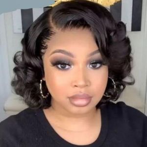 Bouncy Curl Genuine Hair T FRONTAL Wig
