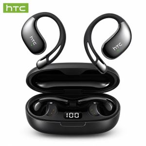HTC NE57 Wireless Earbuds, Open-Ear Ear Hook Design, LED Power Display, 36H Battery Life