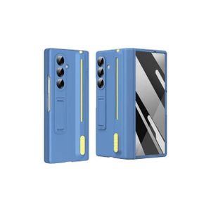 Samsung Galaxy Z Fold 7 S Pen Slider Case with Stand & Glass Protection Shockproof Cover