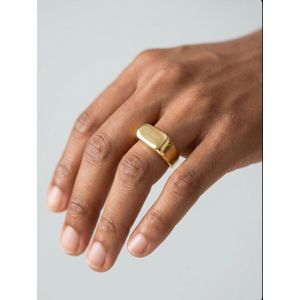Gold shaped ring