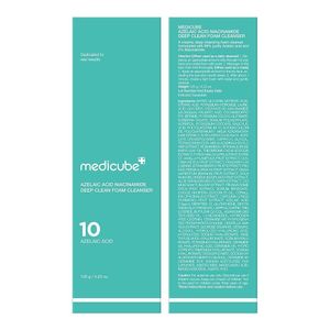 Medicube Azelaic Acid Niacinamide Deep Clean Foam Cleanser - 