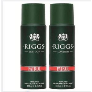 Riggs London Patrol Long Lasting Body Spray 250ml 2pcs A2-102299