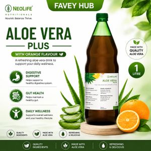 Neo  UNIQUE Neolife Aloevera Plus Orange - 1 Litre (Single). Aloe Vera Aloevera plus exclusive blend of a refreshing, delicious drink.