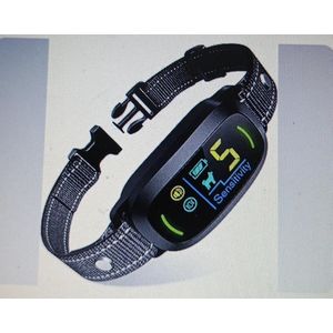 Dog Bark Collar for Large Medium Small Dogs, Rechargeable Smart Bark Collar, Anti Barking Training Collar with 5 Adjustable Sensitivity Beep Vibration (Black)