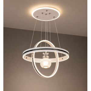 Nordic LED Circular Ring Chandelier Pendant Light – Modern Ceiling Hanging Lamp