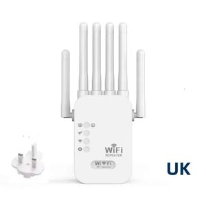 WiFi Extender Boost Repeater 2.4GHz&5GHz Dual Band 6 Antenna 