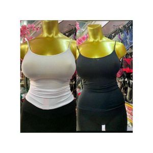 Beauty & Me Ladies Camisole And Singlet  - 2pcs White & black 