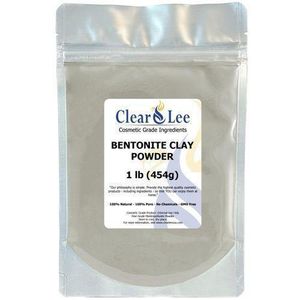 ClearLee Bentonite Clay 1LBS 454G Skin Detox, Rejuvenation, And More