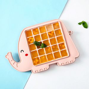 Visland Plastic Ice Cube Tray Cute Cartoon Family Ice Cube Maker Kitchen  Bar DIY Square Shape Quick Freeze Ice Cube Mold