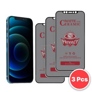 Matte 3PCS Soft Unbreakable Privacy / AntiSpy Mobile Screen Protector for iPhone 13/13 Pro/13 Pro Max