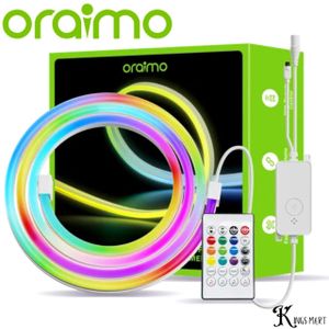 Oraimo Smart-StripLights 2M Colorful Neon Light Effect Colors Smart Strip Lights with Remote Control OSH-LSSH01