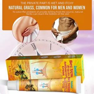 Bee Venom Private Antibacterial cream 20g Private itching cream unisex vaginal antipruritic antibacterial odor removal natural herbs anti-inflammatory skin itching ointment allergy ointment antifungal ointment Private Antibacterial Ointment