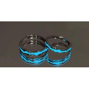 Exquisite Rings for Women Men Adjustable Couple Ring Engagement Wedding Gift Jewelry Accessoires