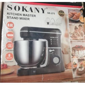 Sokany 8L Kitchen Master Stand Mixer(1800w)