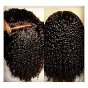 Waterwave Curly Wig With Part Closure-1b