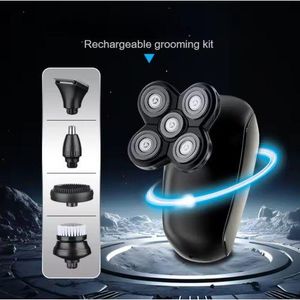 WMARK Multifunctional 5 IN 1 Men's Electric Shaver Cordless Bald Head Beard Trimmer
