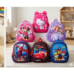 Kids Cartoon character School Backpack - Nursery & Primary School Bag (Ages 2-8 )