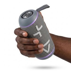 T&G TG 695 Portable Speaker Outdoor Portable Fabric Art Subwoofer RGB Light IPX5 16W GREY