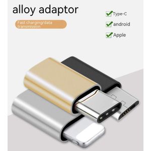 3Pcs Android  To Type-c/IPhone+ IPhone To Android  Adapter  Charger OTG Alloy