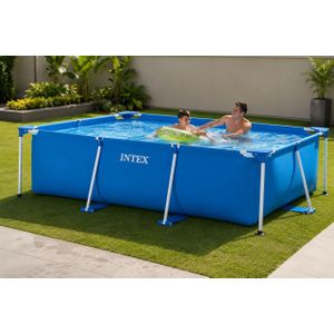 Portable Outdoor Metal Frame Swimming Pool For Family & Kids