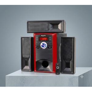 AILIPU SP-6332 3.1 Multimedia Bluetooth Speaker System with Subwoofer, FM Radio, USB & Remote Control
