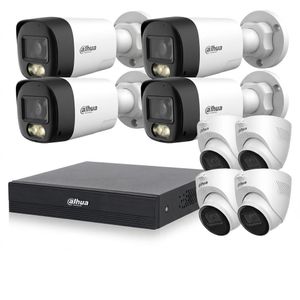 Dahua 8 channels 4 indoor 4 outdoor two way talk  