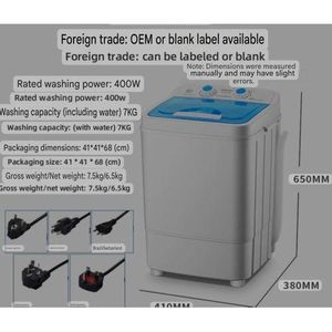 Single top 8kg washing machine