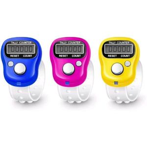 Electronic Tasbih 3pcs Finger Band Hand Counter