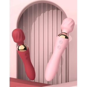 Rechargeable 2 in 1 Lilo Wand Dlido Vibrator Sex Toy