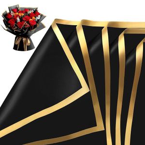 10pcs Black Bouquet Wrapper- Flower / gift / bouquet wrapping paper, flower wrap, gift wrapping paper