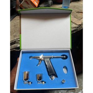 Professional Trigger-Style Dual-Action Gravity Feed Airbrush Kit