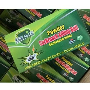 Green Killer Original 50 Sachets Powder-Cockroach And Ant Killing Bait 