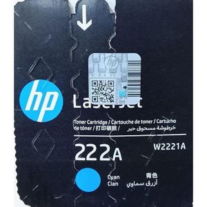 Hp  Laserjet Original Toner Cartridge 222A Cyan (blue)