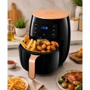 SILVER CREST 9.5L Digital Air Fryer – 4500W Oil-Free Healthy Cooker – Black (SC-21A)