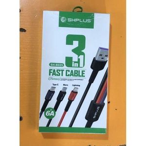 SHPLUS 6A 3 In 1 Fast Charger Cable