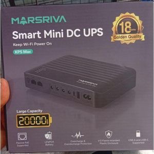 Marsriva KP5 MAX 20000MAH Smart Mini DC Router UPS 18 Watt