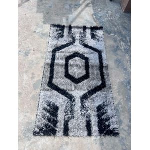 Modern Ash& Ash Expo Shaggy Turkey Center Rug