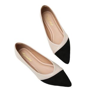 Women Flats Pink Black Pure Color Plus Small Size 33 34 Large 41