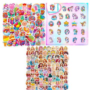 200pcs Stickerket Cute Cartoon Stickerlet Pink Stickers For Bottle, Laptops, Cars, Suitcases,Classroom Prizes For Children 