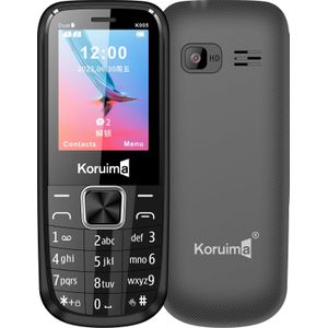 Koruima K005 New Phones 2.4" 1800mAh 5V 1A Detachable Charger Dual Sim Feature Phones