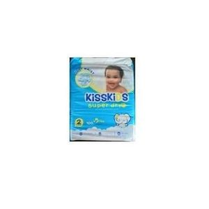 Kiss Kids Super Dry Baby Diaper - Size 2 - 3-6kg - 105pcs