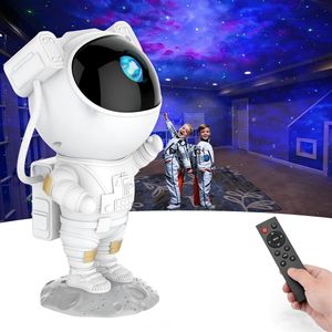 WakeView USB Rechargeable Astronaut Star Projector Galaxy Space Projector Night Light