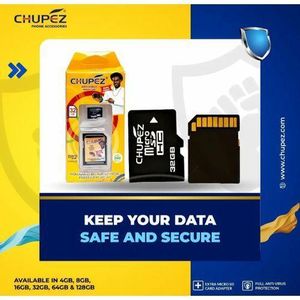 Chupez Antivirus 128GB Micro SD Memory Card