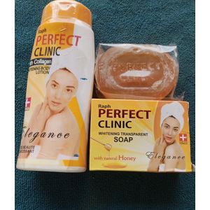 Raph perfect clinic lotion and soap 2 pcs 